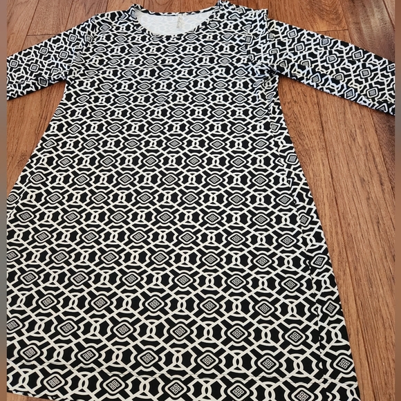 LuLu - B Black & White Pattern Dress - Picture 5 of 9